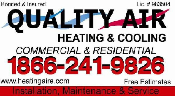 quality air heating and cooling