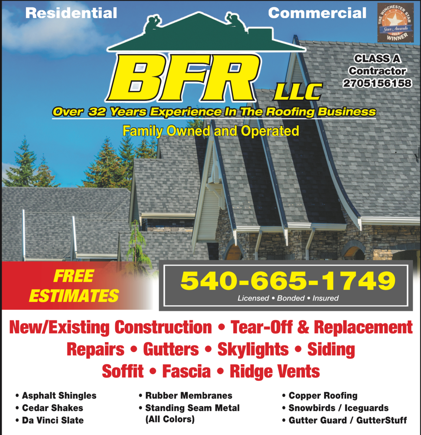 BO FEATHERS ROOFING LLC Reviews Winchester, VA Angie's List