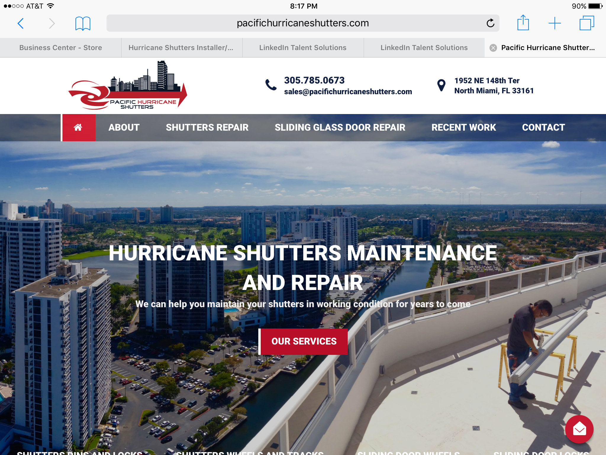 Interior Shutters Miami Hurricane